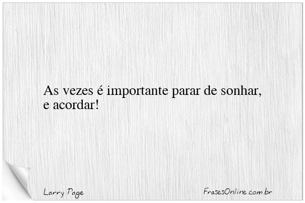 Frase de Larry Page
