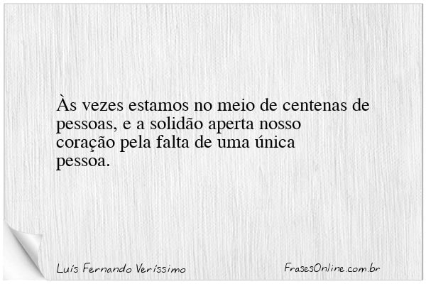 Frase de Luís Fernando Veríssimo