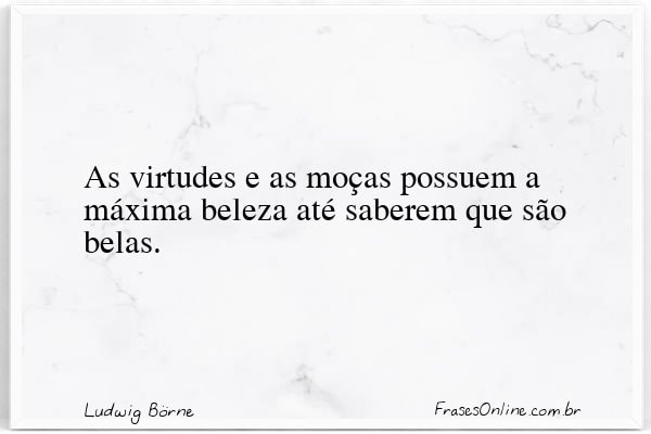 Frase de Ludwig Börne