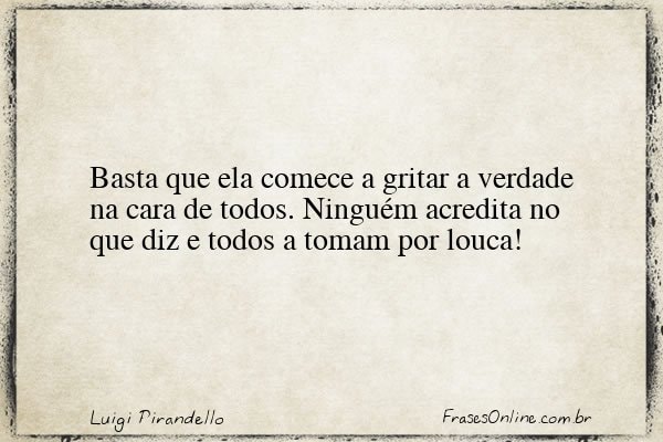 Frase de Luigi Pirandello