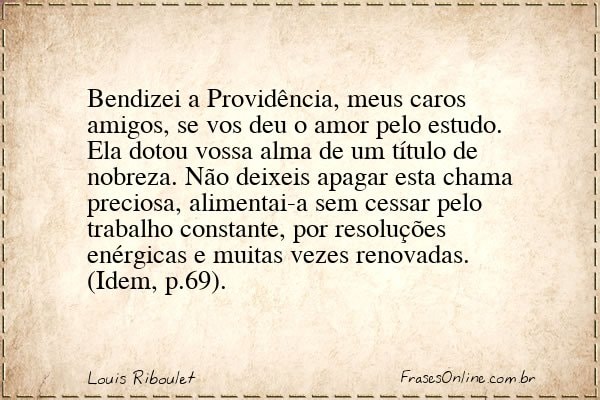 Frase de Louis Riboulet