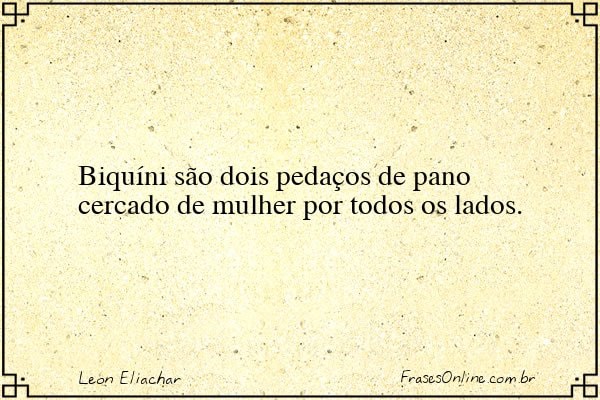 Frase de Leon Eliachar