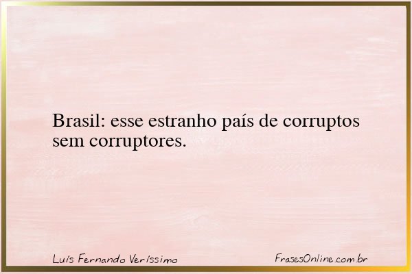 Frase de Luís Fernando Veríssimo