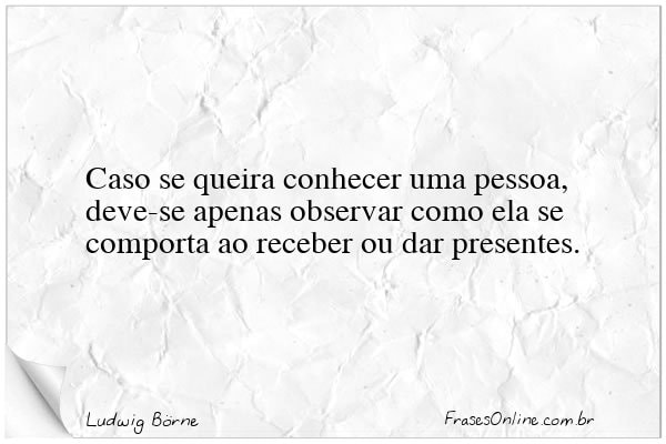 Frase de Ludwig Börne