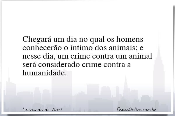 Frase de Leonardo da Vinci