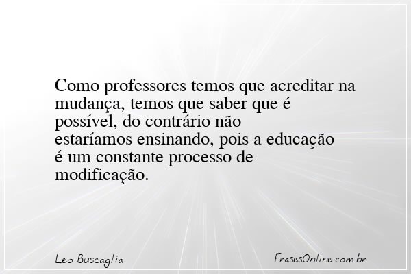 Frase de Leo Buscaglia