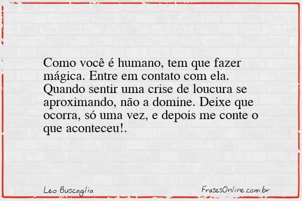 Frase de Leo Buscaglia