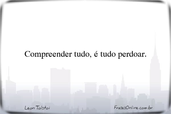 Frase de Leon Tolstoi