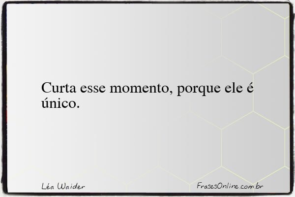 Frase de Léa Waider