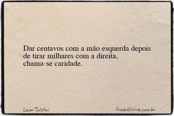 Frase de Leon Tolstoi