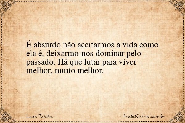 Frase de Leon Tolstoi