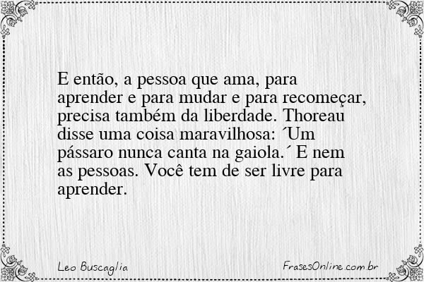 Frase de Leo Buscaglia