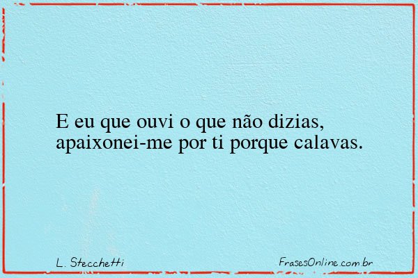 Frase de L. Stecchetti