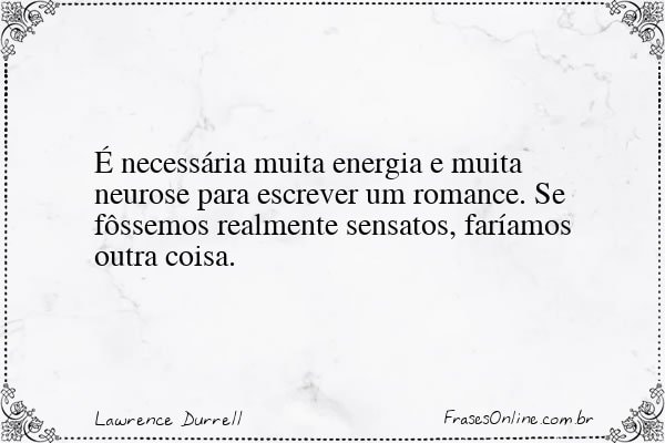 Frase de Lawrence Durrell