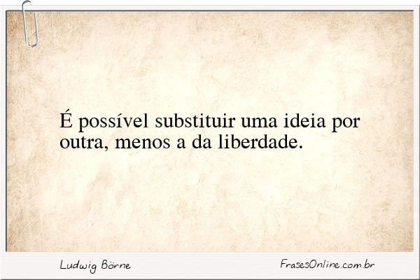 Frase de Ludwig Börne