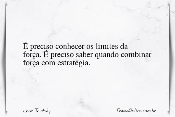 Frase de Leon Trotsky