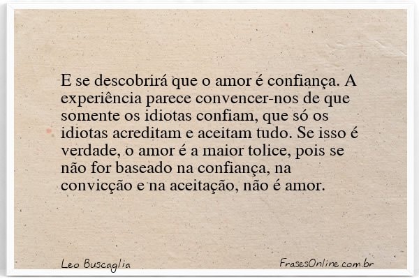 Frase de Leo Buscaglia