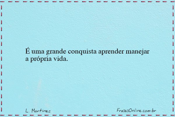 Frase de L. Martinez