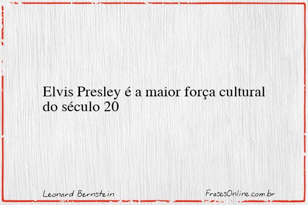 Frase de Leonard Bernstein