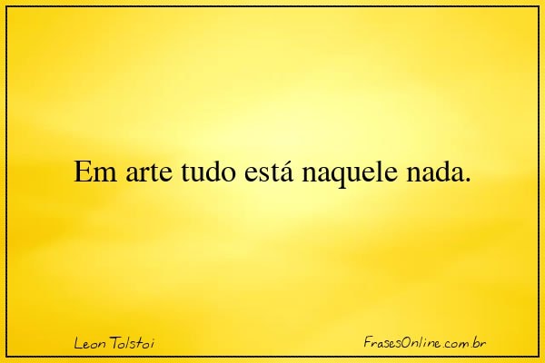 Frase de Leon Tolstoi