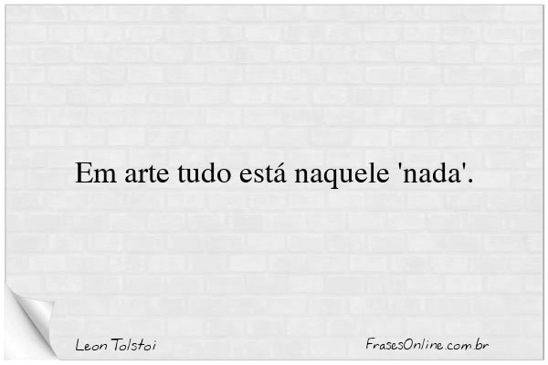 Frase de Leon Tolstoi