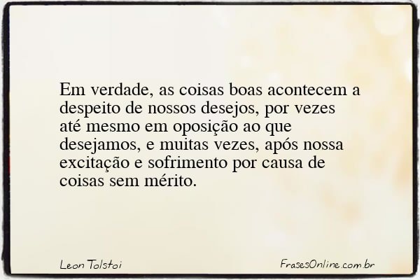 Frase de Leon Tolstoi