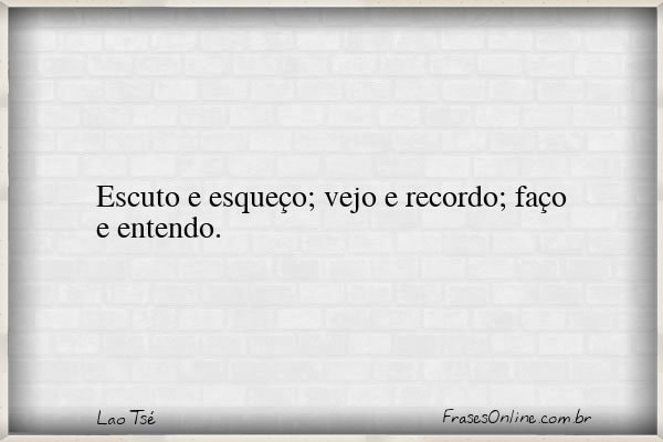 Frase de Lao Tsé