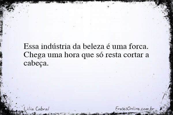 Frase de Lilia Cabral