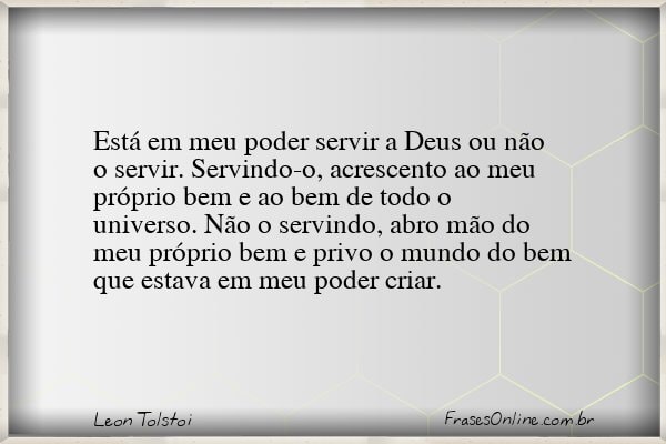 Frase de Leon Tolstoi