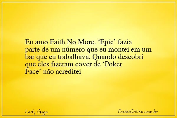 Frase de Lady Gaga