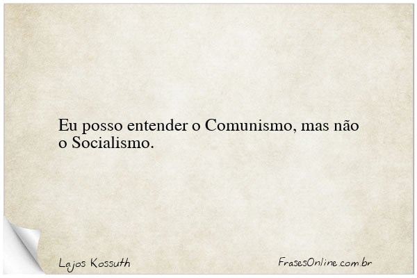 Frase de Lajos Kossuth