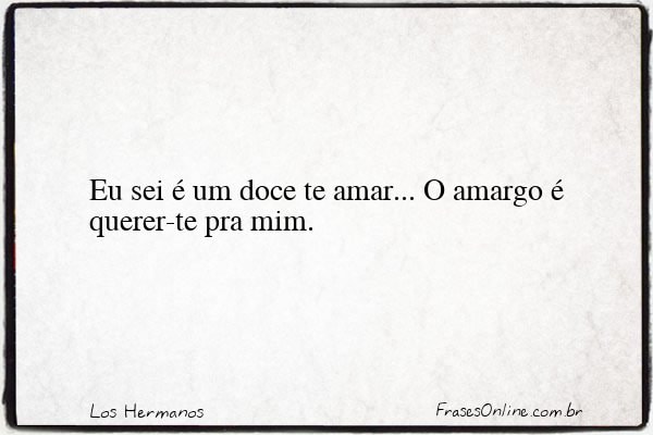 Frase de Los Hermanos