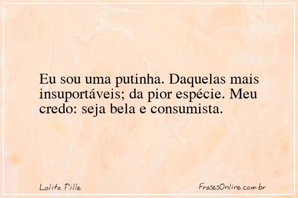 Frase de Lolita Pille