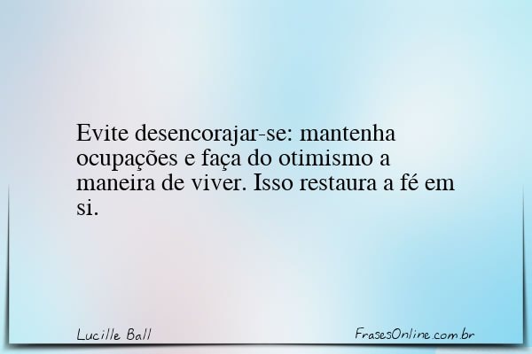 Frase de Lucille Ball
