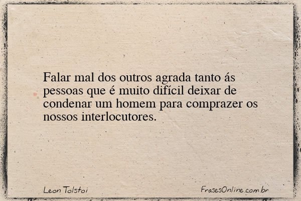 Frase de Leon Tolstoi