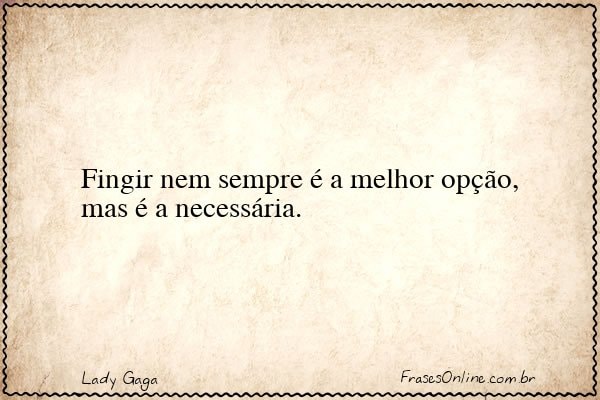 Frase de Lady Gaga
