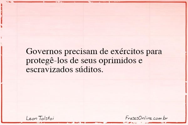 Frase de Leon Tolstoi