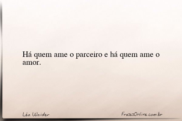 Frase de Léa Waider