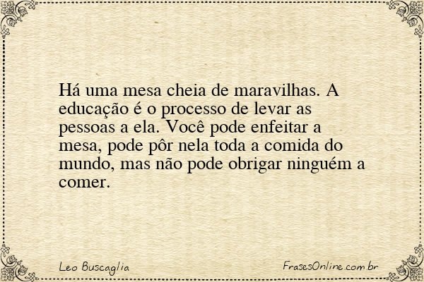 Frase de Leo Buscaglia