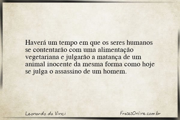Frase de Leonardo da Vinci
