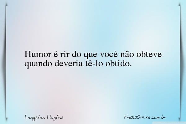 Frase de Langston Hughes