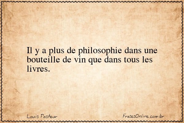 Frase de Louis Pasteur