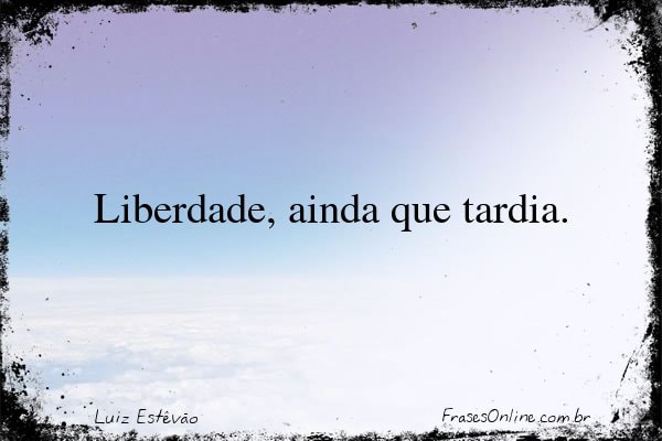 Frase de Luiz Estêvão