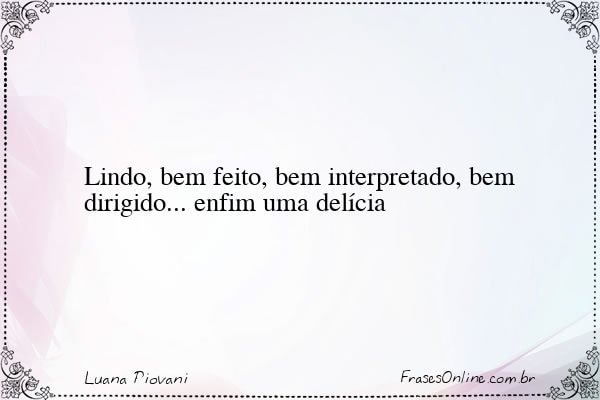 Frase de Luana Piovani