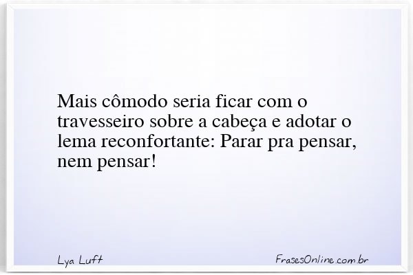 Frase de Lya Luft