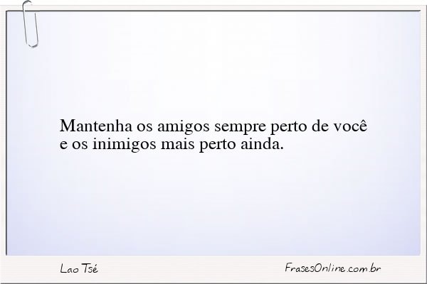 Frase de Lao Tsé