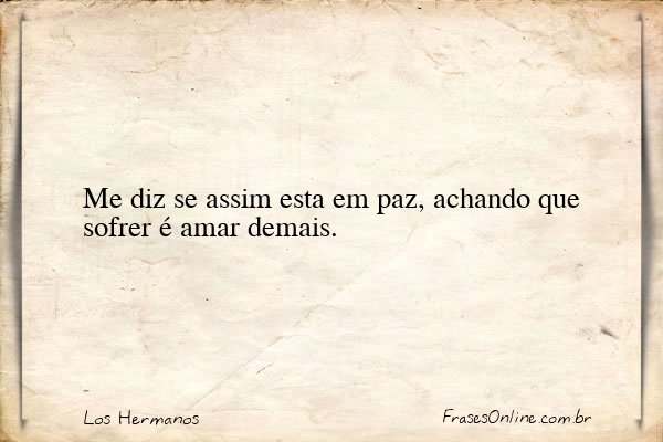 Frase de Los Hermanos