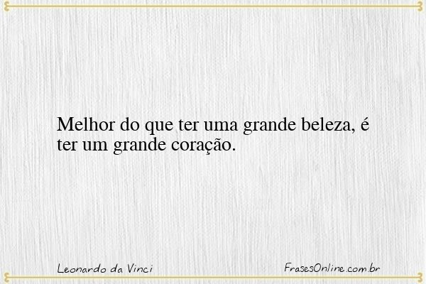 Frase de Leonardo da Vinci