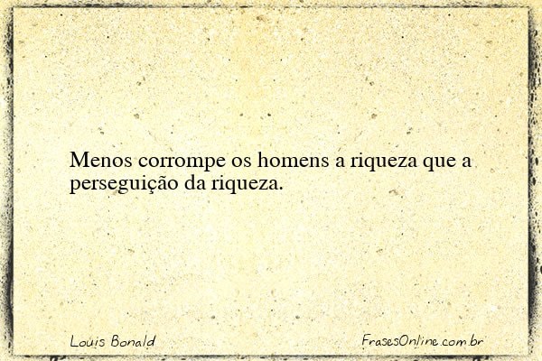 Frase de Louis Bonald