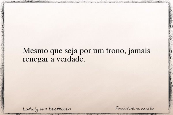 Frase de Ludwig van Beethoven